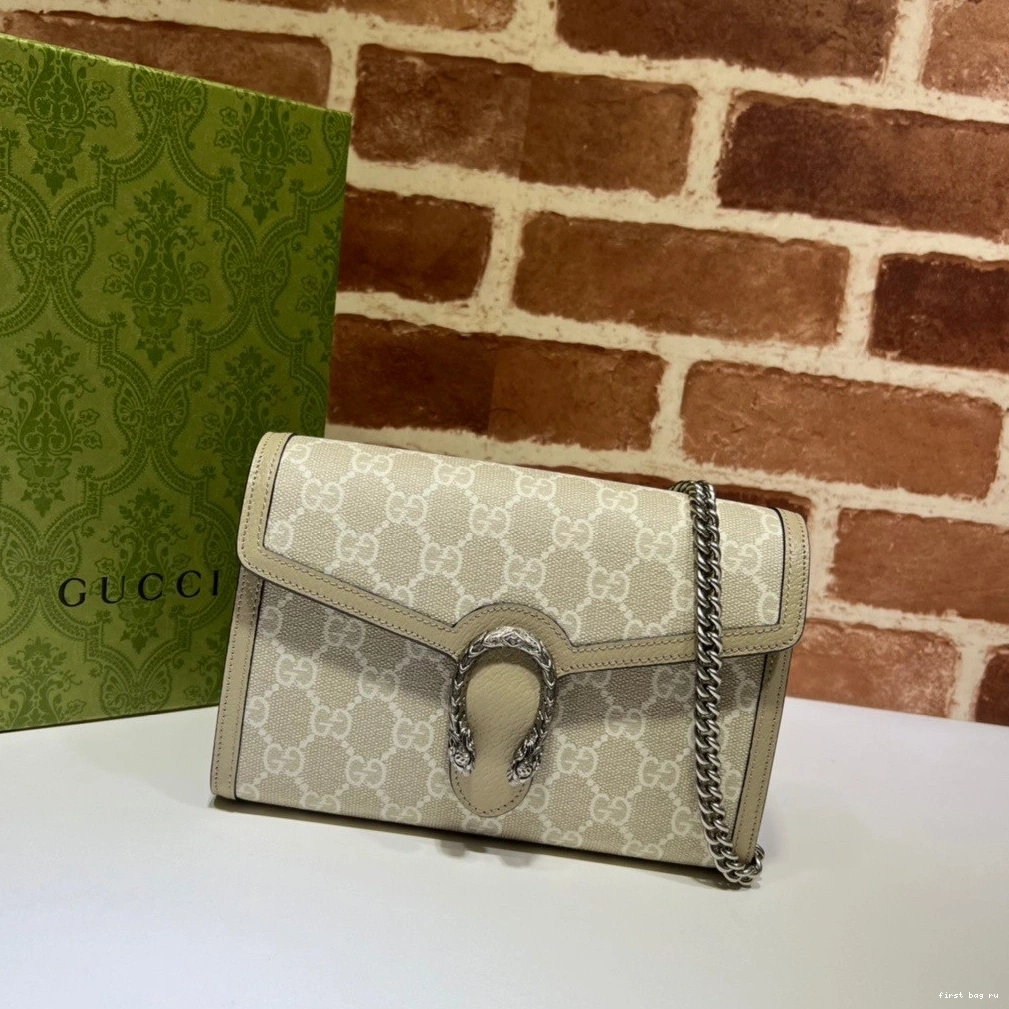 First bag ru bag mini Gucci Dionysus leather chain 0730